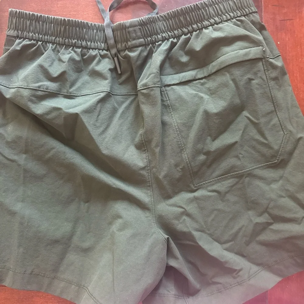 Green and Blue Lululemon medium athletic Shorts - Picture 3 of 6
